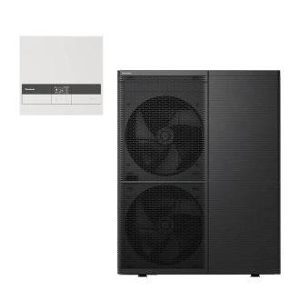   Panasonic "M" generáció (R290) T-CAP 1 fázisú MONOBLOKK hőszivattyú 12 kW + CONTROL BOX 1-FÁZIS (vezérlővel és CLOUD wifivel)