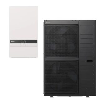   Panasonic "M" generáció (R290) T-CAP 1 fázisú MONOBLOKK hőszivattyú 12 kW + Bi-Block beltéri egység 1-fázis 3 kW fűtőbetéttel (vezérlővel és CLOUD wifivel)
